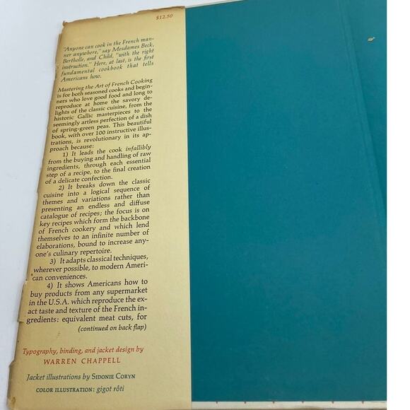 Mastering the Art of French Cooking Julia Child Bertholle Beck - Picture 5 of 7